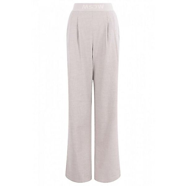 Moscow Design Stoffhose Jorgina Hose mit elastischem Bund in Creme Meliert günstig online kaufen