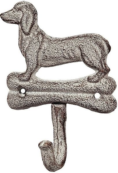 Ambiente Haus Wandhaken Haken aus Gusseisen - Hund, (1-St) günstig online kaufen