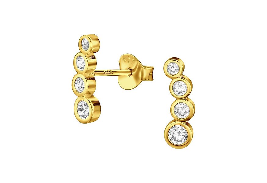 ALEXANDER YORK Paar Ohrstecker ZIRKONIAREIHE in Gold, 2-tlg., 925 Sterling günstig online kaufen