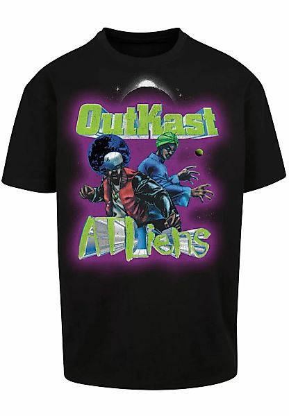 MisterTee Kurzarmshirt "Herren Outkast Atliens Cover Oversize Tee" günstig online kaufen