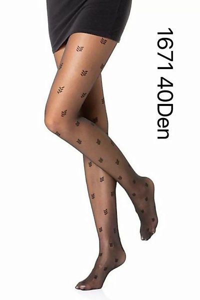 cofi1453 Leggings Damen Strumpfhose 40 Den durchsichtig mit Muster Baumwoll günstig online kaufen