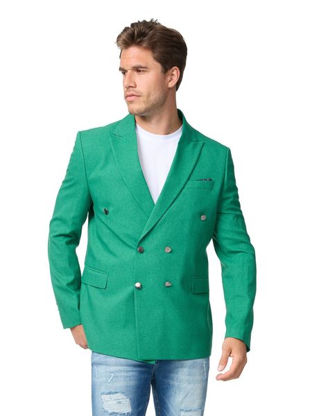 Denim Distriqt Sakko Feiner Herren Zweireiher günstig online kaufen