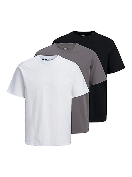 Jack & Jones Kurzarmshirt JJEORGANIC BASIC TEE SS O-NE 3PK MP NOOS günstig online kaufen