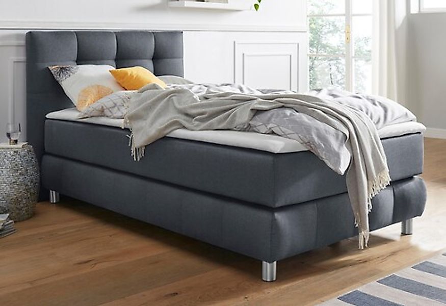 andas Boxspringbett "Salo" incl. Topper, 6 Breiten, 2 Härtegrade, TFK auch günstig online kaufen