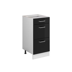 Vicco Unterschrank R-Line, Schwarz Hochglanz/Weiß, 40 günstig online kaufen