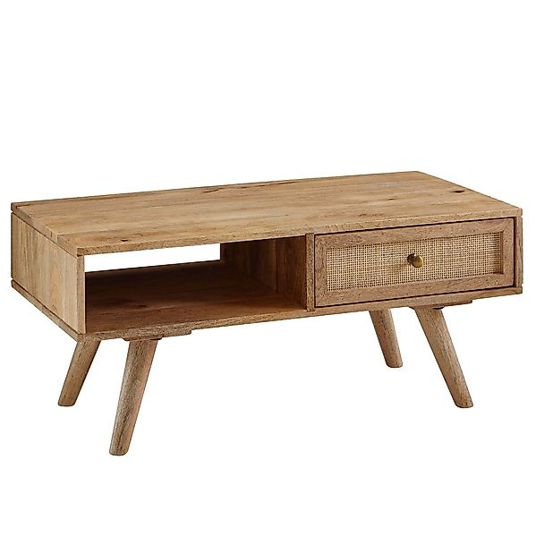 FINEBUY Couchtisch FB60940 (90x40x45 cm Mango günstig online kaufen