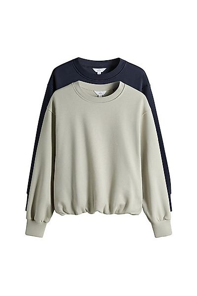 The Set Sweater The Set Sweatshirts mit Ballonsaum, 2er-Pack (2-tlg) günstig online kaufen