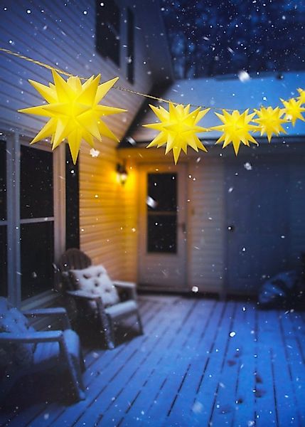 IC Winterworld LED-Lichterkette Weihnachtsdeko aussen, 10-flammig, Sterne m günstig online kaufen