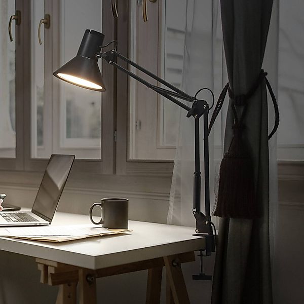 OSRAM LED-Klemmleuchte Office Line Desk Retro schwarz 3.000K günstig online kaufen