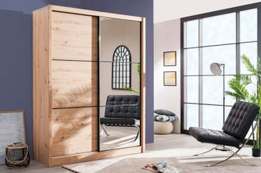 INOSIGN Schwebetürenschrank "Navara Kleiderschrank mit Spiegel Wäscheschran günstig online kaufen