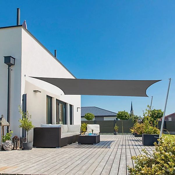 Windhager Sonnensegel "Cannes Rechteck", 3x4m, anthrazit günstig online kaufen