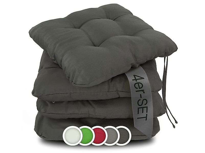 ZOLLNER Stuhlkissen, waschbar, Indoor und Outdoor, günstig online kaufen