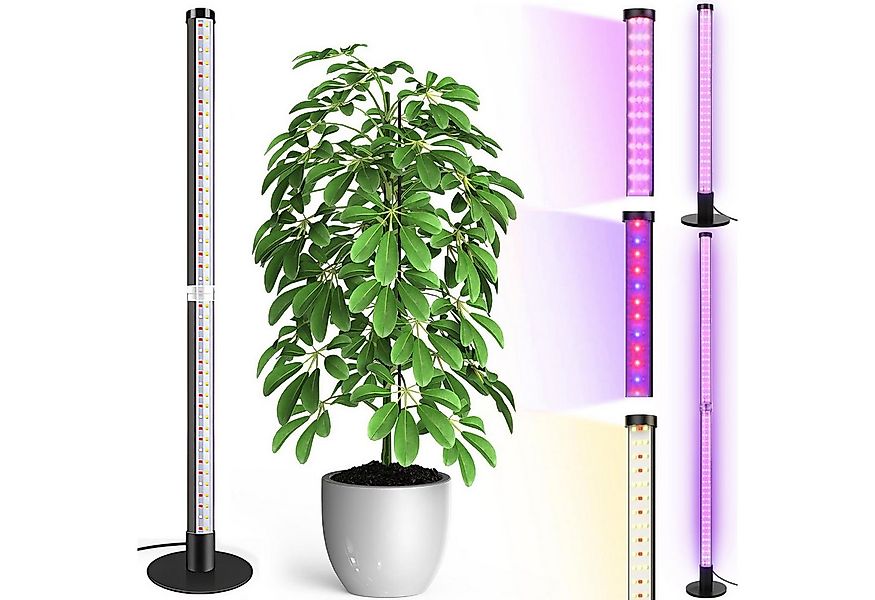 MUPOO Pflanzenlampe Grow Lampe Bodenpflanzen Wachstumslampen,Timer Pflanzen günstig online kaufen
