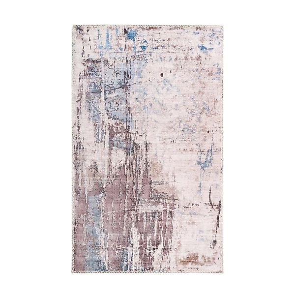 MeGusta Flachflor Teppich Modern Grau - Taupe Polyester 80x150 cm Bárbara günstig online kaufen