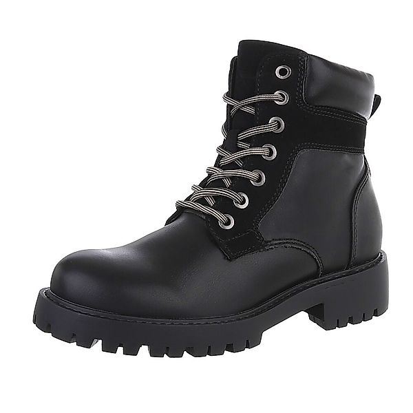 Ital-Design Damen Schnürschuhe Freizeit Stiefelette (87531908) günstig online kaufen