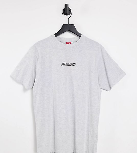 Santa Cruz – Strip – Klassisches T-Shirt mit Logo in Grau – exklusiv bei AS günstig online kaufen