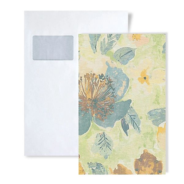 PROFHOME 1 MUSTERSTÜCK S-396073-GU DIN A4 MUSTER der Aquarell-Stil Tapete günstig online kaufen