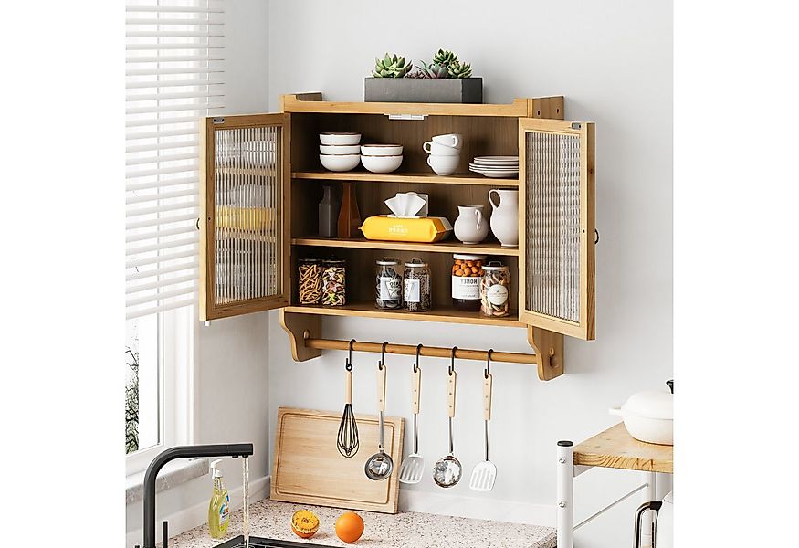 MODFU Hängeschrank Zweitüriger Wandschrank 70 cm,Stauraumschrank Hängevitri günstig online kaufen