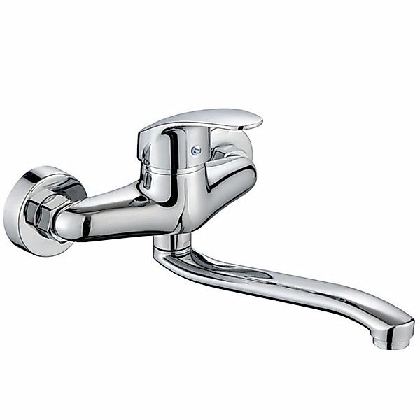 OKWISH Spültischarmatur Wand Wasserhahn Küchenarmatur Waschtischmischer günstig online kaufen