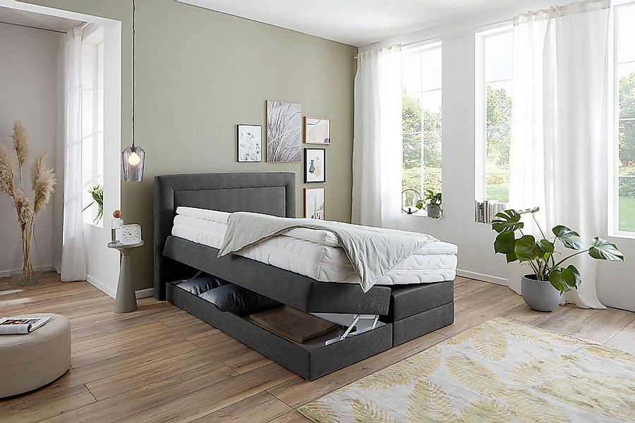 Westfalia Schlafkomfort Boxspringbett wahlweise mit Bettkasten und Topper günstig online kaufen