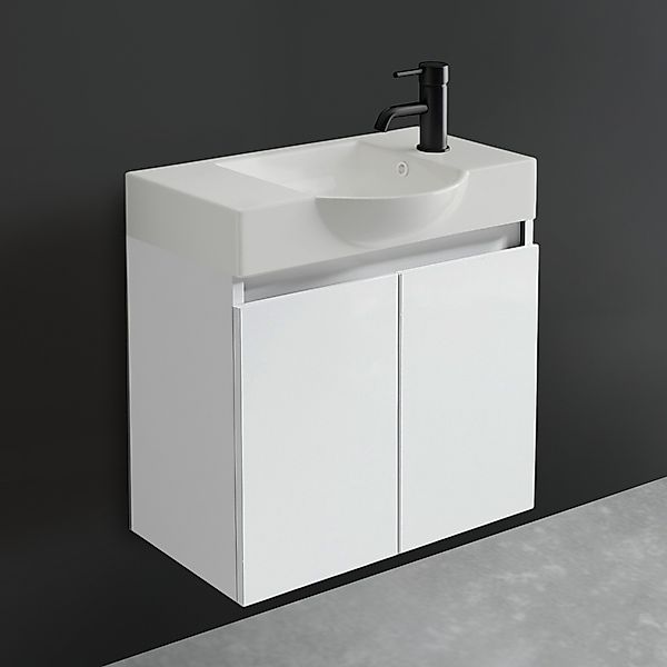 Alpenberger Badmöbel-Set Gäste WC Waschbecken mit günstig online kaufen