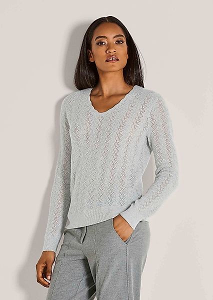 MADELEINE Strickpullover Luxuriöser Strickpullover mit Ajour-Muster günstig online kaufen