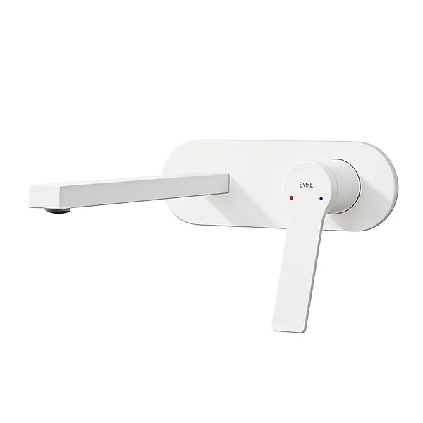 Emke Wand Waschtischarmatur Inklusive Grundkörper 288 x 210 x 70 mm Weiß Mi günstig online kaufen