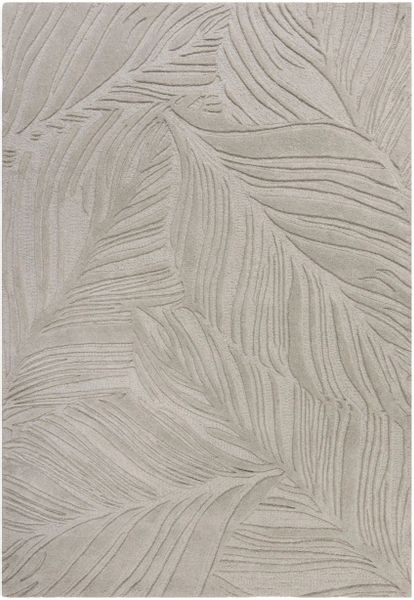 FLAIR RUGS Wollteppich "LINO LEAF" rechteckig 10 mm Höhe Hoch-Tief Effekt günstig online kaufen