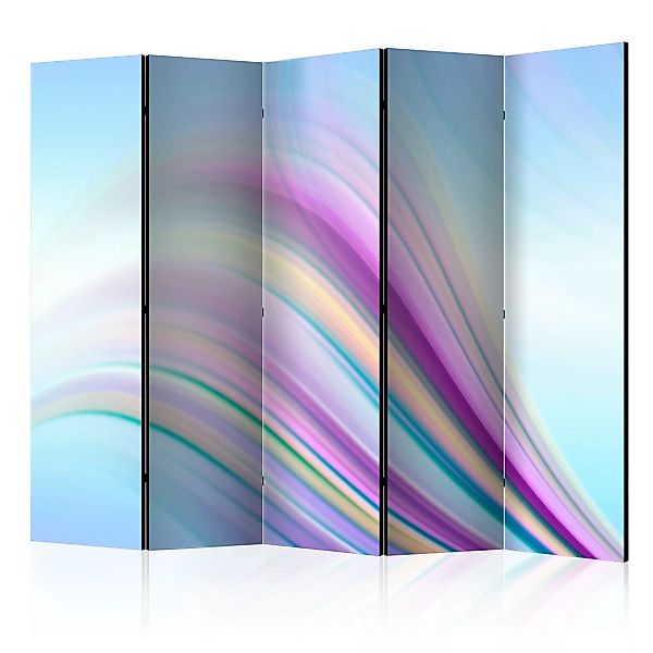 5-teiliges Paravent - Rainbow Abstract Background Ii [room Dividers] günstig online kaufen