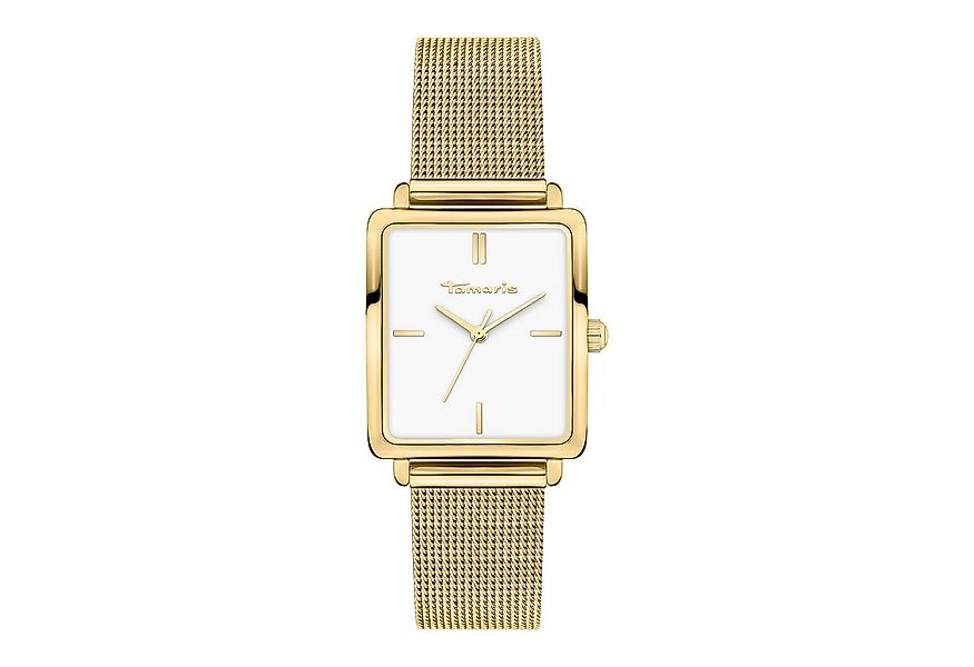 Tamaris Quarzuhr Square Meets Mesh TT-0184-MQ, Armbanduhr, Damenuhr, Edelst günstig online kaufen