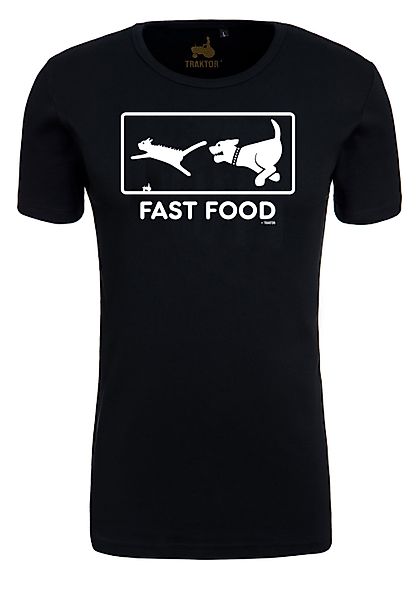 LOGOSHIRT T-Shirt Fast Food mit lustigem günstig online kaufen