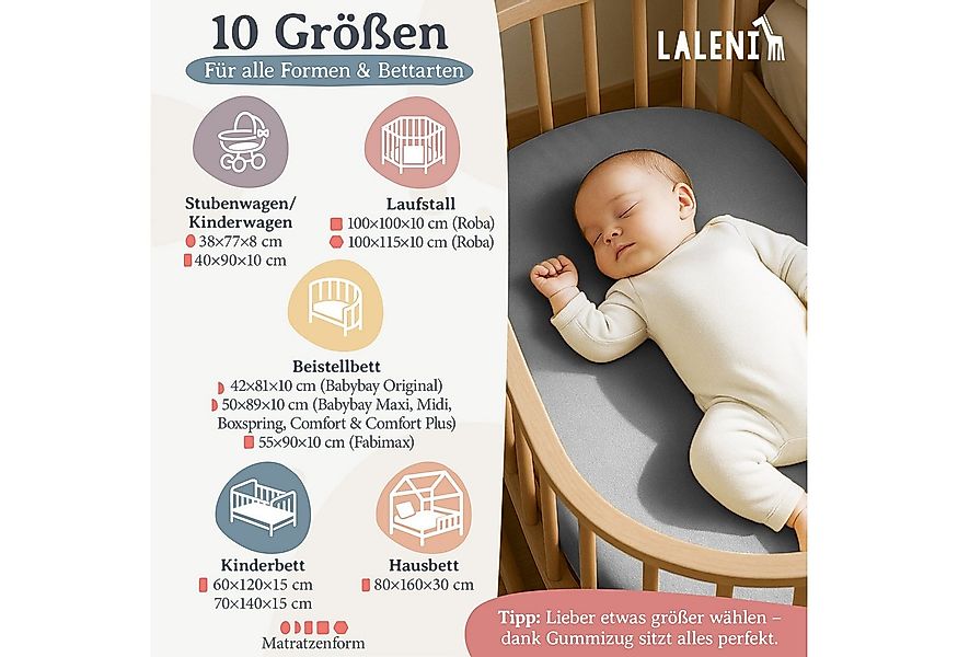 Laleni Spannbettlaken Atmungsaktives weiches und wärmendes Spannbettlaken, günstig online kaufen