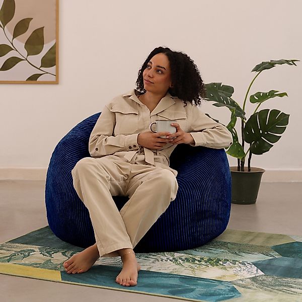 icon Sitzsack Erwachsene aus Cord flauschig günstig online kaufen