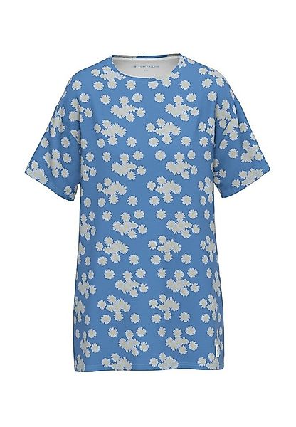 TOM TAILOR Nachthemd Positivism locker, weich, mit Print, Kurzarm, Rundhals günstig online kaufen