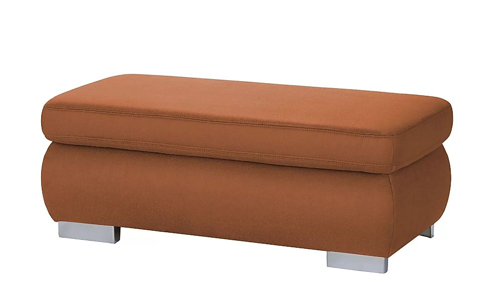XXL-Hocker  Kathrin - orange - 129 cm - 47 cm - 64 cm - Polstermöbel > Hock günstig online kaufen