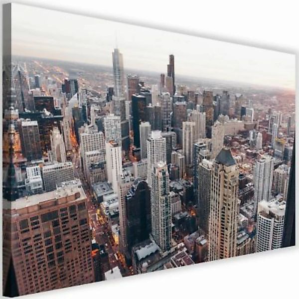FEEBY® Kunst City panorama Leinwandbilder bunt Gr. 60 x 40 günstig online kaufen