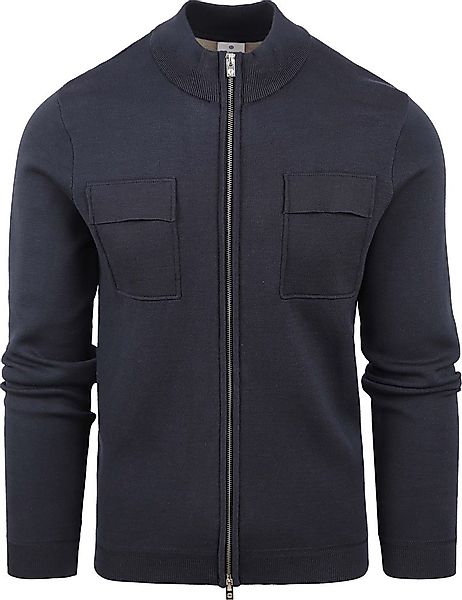 Blue Industry Strickjacke Brusttasche Navy - Größe XL günstig online kaufen