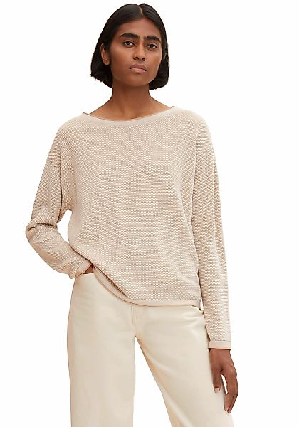 Tom Tailor Damen Pullover KNIT STRUCTURE - Regular Fit günstig online kaufen