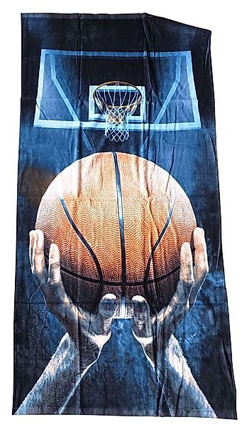 Jerry Fabrics Strandtuch Basketball Baumwolle Frottee günstig online kaufen
