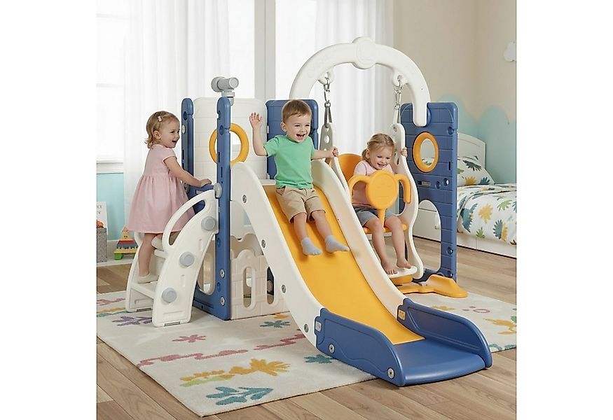 TLGREEN Rutsche 5-in-1 Kinderrutsche, Gartenrutsche Breite Stufen und Griff günstig online kaufen