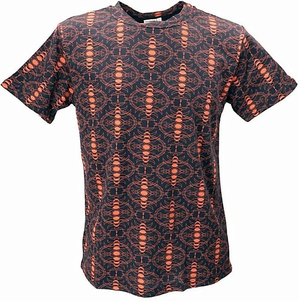 Guru-Shop T-Shirt T-Shirt mit psychodelischem Druck, Goa T-Shirt.. alternat günstig online kaufen