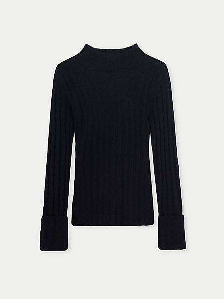 GOBI Cashmere Stehkragenpullover Kaschmir Pullover mit Umschlagmanschetten günstig online kaufen