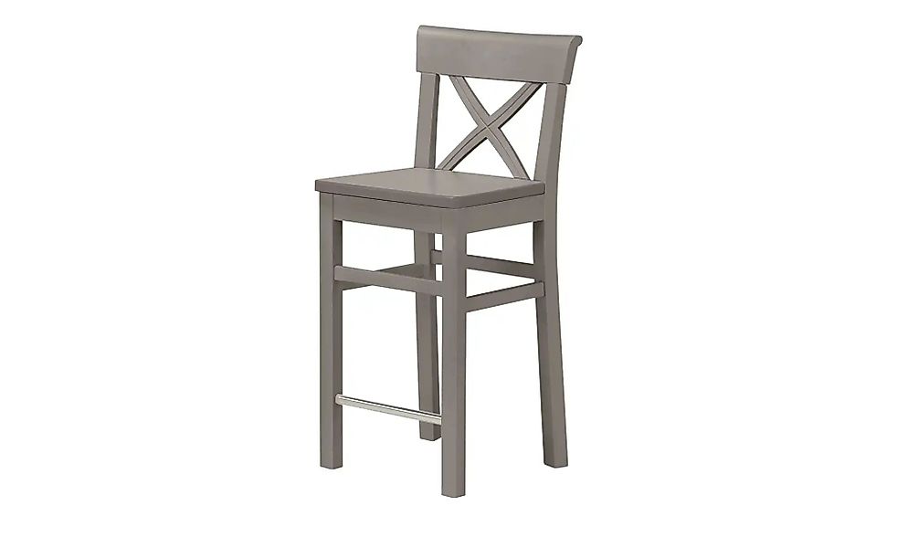 maison bleue Barstuhl  Florian ¦ grau ¦ Maße (cm): B: 43,5 H: 96 T: 44.0 Po günstig online kaufen
