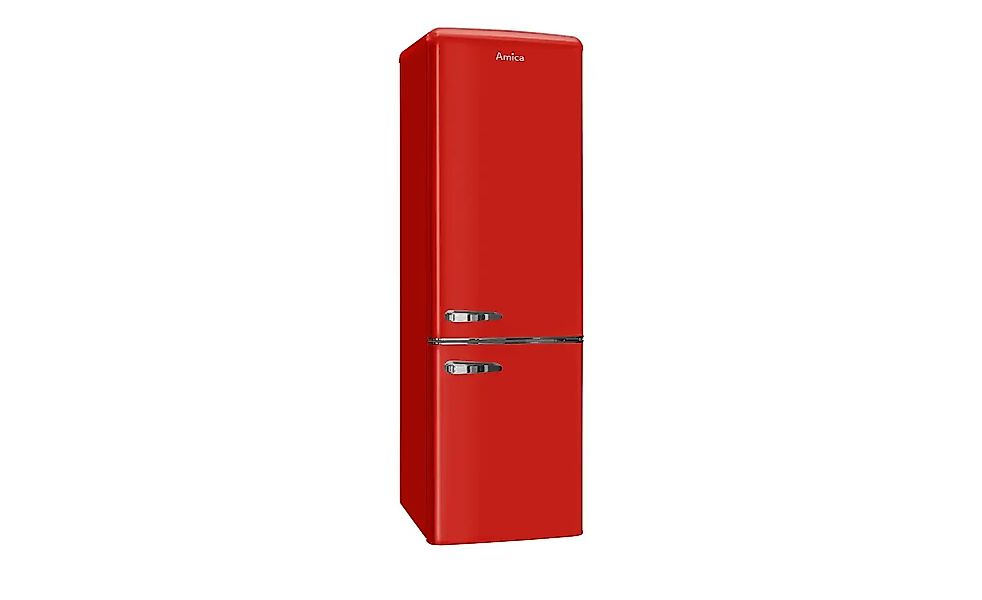 Amica Kühl-Gefrier-Kombination   KGCR 387 100 R ¦ rot ¦ Metall lackiert,Gla günstig online kaufen