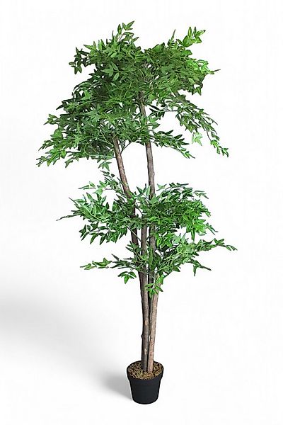 Kunstpflanze Kunstbaum Bambus 1530 Blätter große künstliche Pflanze Zimmerp günstig online kaufen