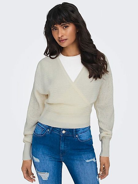 ONLY V-Ausschnitt-Pullover ONLELINA LS V-NECK PULLOVER günstig online kaufen