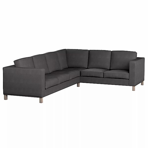 Bezug für Karlanda Sofa Ecke links, dunkelgrau, 36cm x 30cm x 50cm, Etna (7 günstig online kaufen