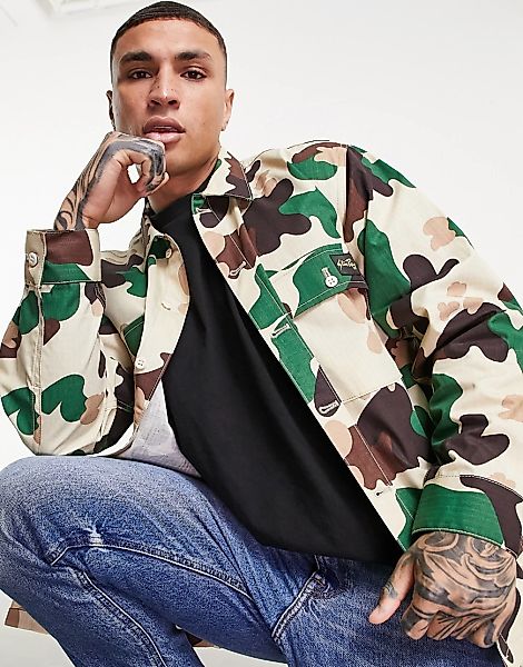 Stan Ray – CPO – Hemd mit Military-Muster-Mehrfarbig günstig online kaufen