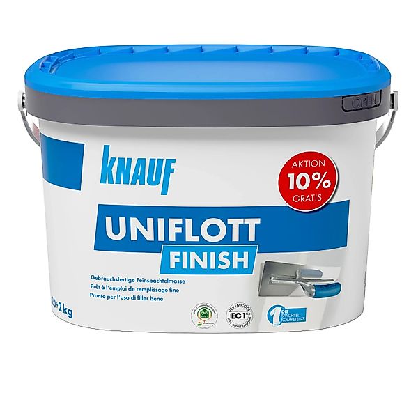 Knauf Fugenspachtel Uniflott Finish 22 kg Weiß günstig online kaufen