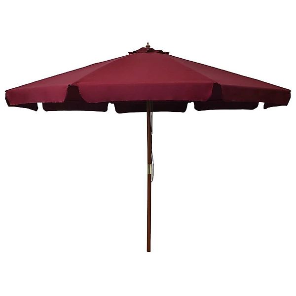 furnicato Sonnenschirm mit Holzmast 330 cm günstig online kaufen